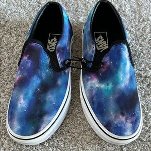 Vans Galaxy Print slip on sneakers